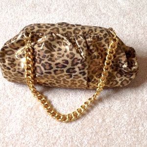 NWOT Leather LORELEI Haley Leopard handbag